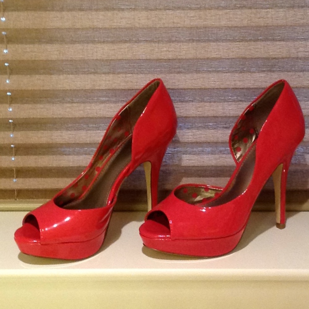 Fergalicious Patten Peep Toe Pumps